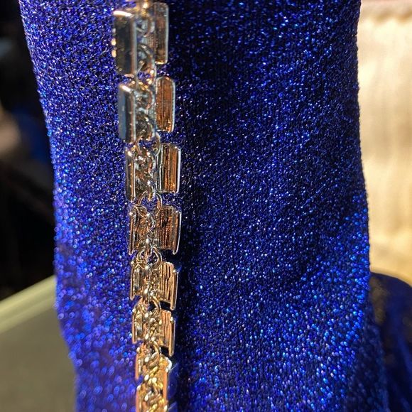 NWT 💎 DESIGNER INSPIRED SPRITZ STATEMENT NECKLACE STUNNING SILVER CZs - Picture 14 of 14